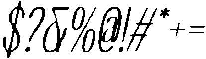 CS Burke Drawn Italic otf (400) Font OTHER CHARS