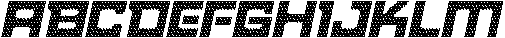 CS Bytex Disco Italic otf (400) Font UPPERCASE