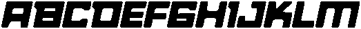 CS Bytex Drawn Italic otf (400) Font UPPERCASE