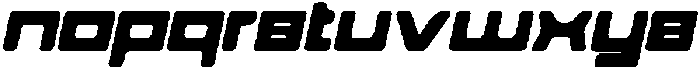 CS Bytex Drawn Italic otf (400) Font LOWERCASE
