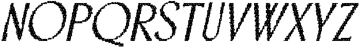 CS Calgary Disco Italic otf (400) Font UPPERCASE