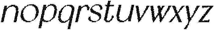 CS Calgary Disco Italic otf (400) Font LOWERCASE