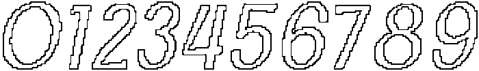 CS Calgary Pixel Outline otf (400) Font OTHER CHARS