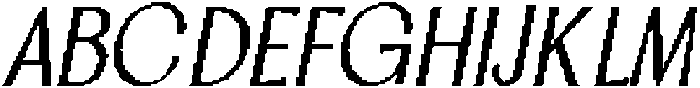 CS Calgary Pixel Regular otf (400) Font UPPERCASE