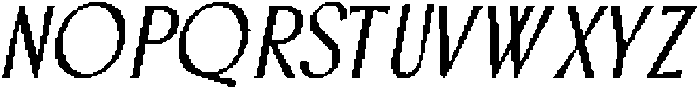 CS Calgary Pixel Regular otf (400) Font UPPERCASE