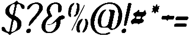 CS Caliope Drawn Italic otf (400) Font OTHER CHARS
