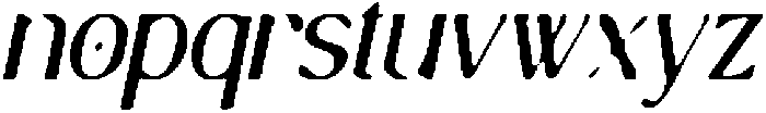 CS Caliope Drawn Italic otf (400) Font LOWERCASE