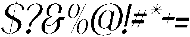 CS Caliope Italic otf (400) Font OTHER CHARS