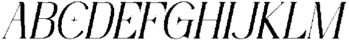 CS Caliope Italic otf (400) Font UPPERCASE