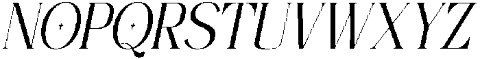 CS Caliope Italic otf (400) Font UPPERCASE