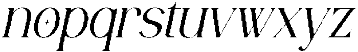 CS Caliope Italic otf (400) Font LOWERCASE