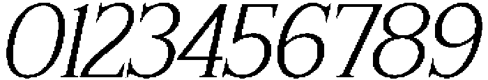 CS Calistha Italic otf (400) Font OTHER CHARS
