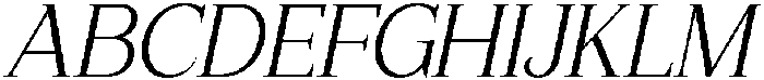 CS Calistha Italic otf (400) Font UPPERCASE