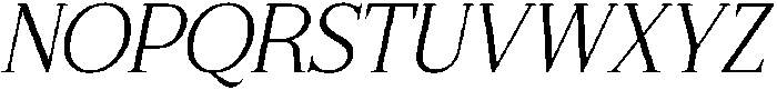 CS Calistha Italic otf (400) Font UPPERCASE