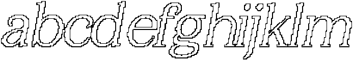 CS Calistha Pixel Outline otf (400) FONT
