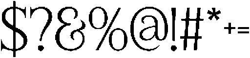 CS Calistha Regular otf (400) Font OTHER CHARS