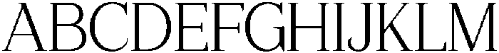CS Calistha Regular otf (400) Font UPPERCASE