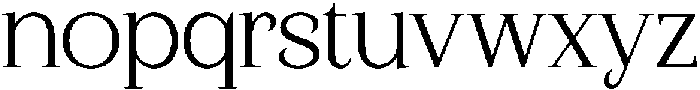 CS Calistha Regular otf (400) Font LOWERCASE