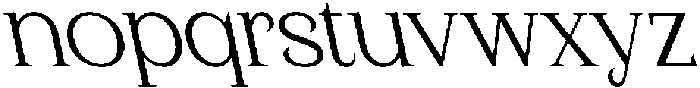 CS Calistha Reverse Italic otf (400) Font LOWERCASE