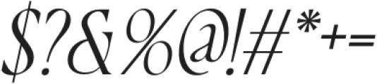 CS Calory Italic otf (400) Font OTHER CHARS