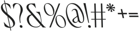 CS Calory Reverse Italic otf (400) Font OTHER CHARS