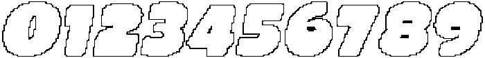 CS Calton Pixel Outline otf (400) Font OTHER CHARS