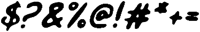 CS Camara Drawn Italic otf (400) Font OTHER CHARS