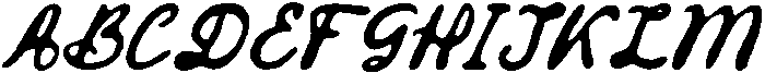 CS Camara Drawn Italic otf (400) Font UPPERCASE
