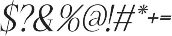 CS Canela Italic otf (400) Font OTHER CHARS