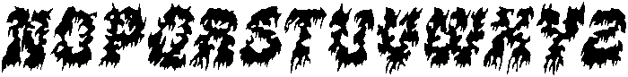 CS Cannibal Drawn Italic otf (400) Font UPPERCASE