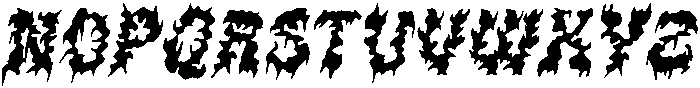 CS Cannibal Drawn Italic otf (400) Font LOWERCASE
