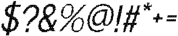 CS Carsten Disco Italic otf (400) Font OTHER CHARS