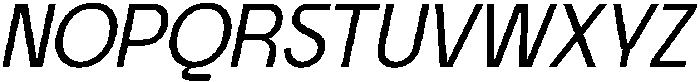 CS Carsten Italic otf (400) Font UPPERCASE