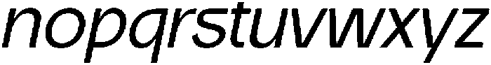 CS Carsten Italic otf (400) Font LOWERCASE