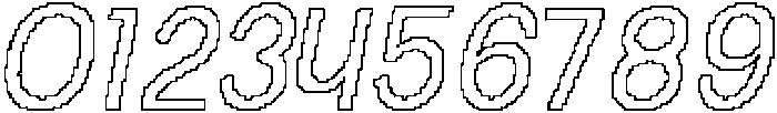 CS Carsten Pixel Outline otf (400) Font OTHER CHARS