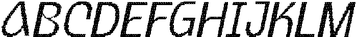 CS Carvile Disco Italic otf (400) Font UPPERCASE