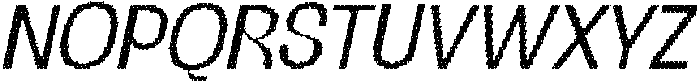 CS Carvile Disco Italic otf (400) Font UPPERCASE
