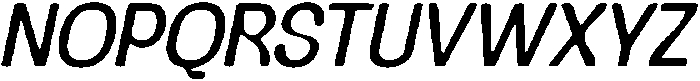 CS Carvile Drawn Italic otf (400) Font UPPERCASE