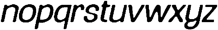CS Carvile Drawn Italic otf (400) Font LOWERCASE