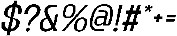 CS Carvile Italic otf (400) Font OTHER CHARS