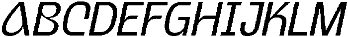 CS Carvile Italic otf (400) Font UPPERCASE