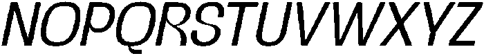 CS Carvile Italic otf (400) Font UPPERCASE