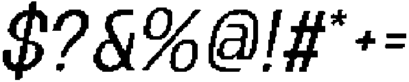 CS Carvile Pixel Regular otf (400) Font OTHER CHARS