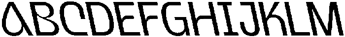 CS Carvile Reverse Italic otf (400) Font UPPERCASE