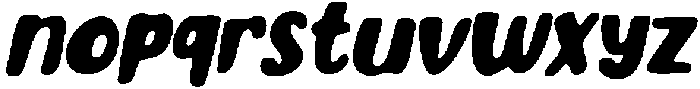 CS Carys Drawn Italic otf (400) Font LOWERCASE