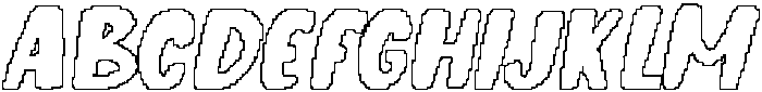 CS Carys Pixel Outline otf (400) Font