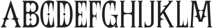 CS Casket Regular otf (400) Font UPPERCASE