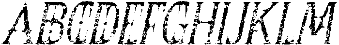 CS Casket Stamp Italic otf (400) Font UPPERCASE