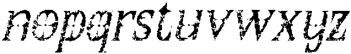 CS Casket Stamp Italic otf (400) Font LOWERCASE