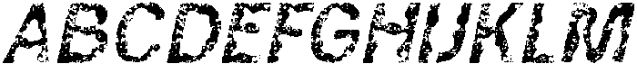 CS Casper Stamp Italic otf (400) Font UPPERCASE
